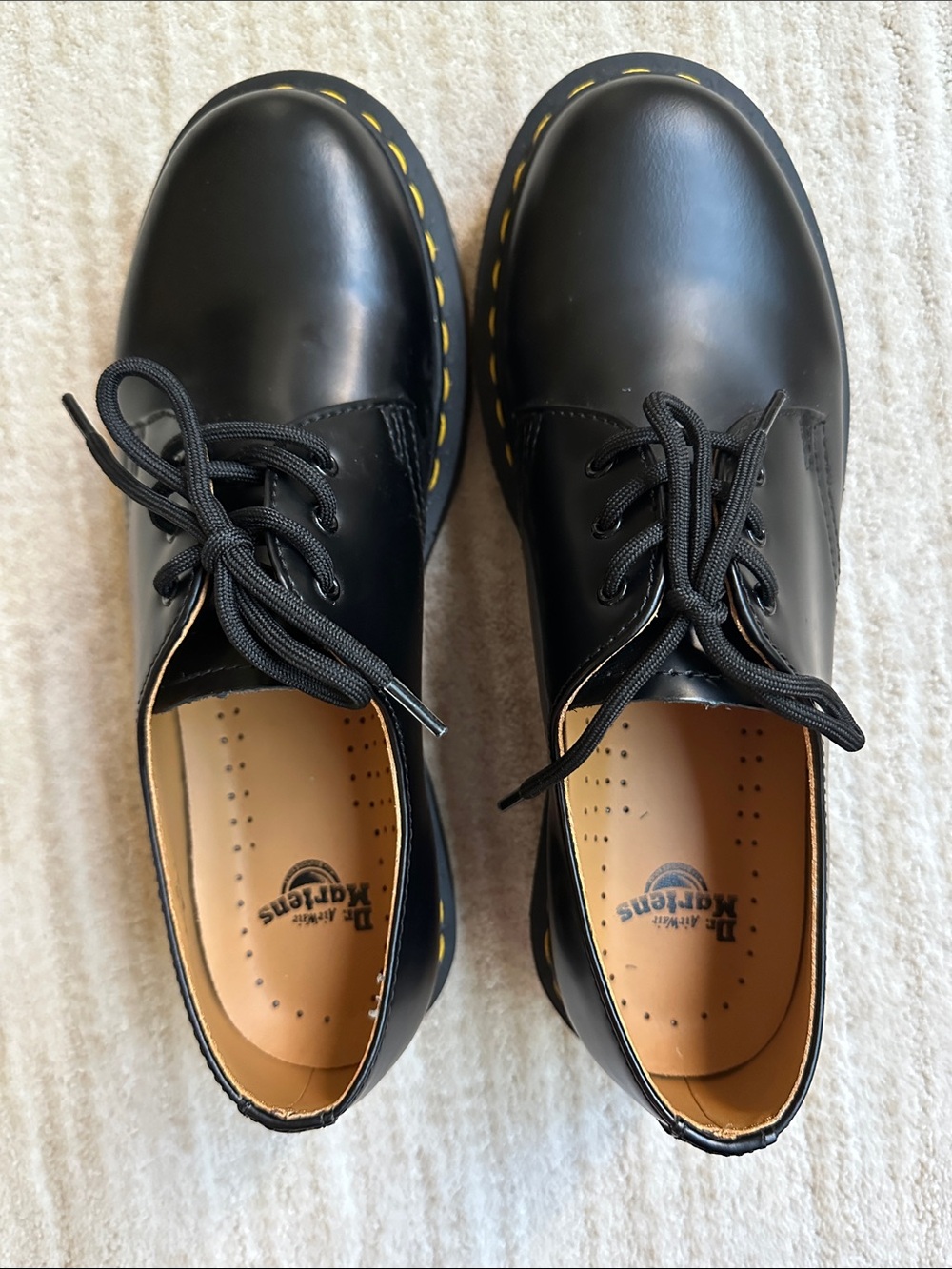NWOB Dr Martens Air Wair 11837 Shoes Black 3 eye Oxford Size 9 - Picture 10 of 17